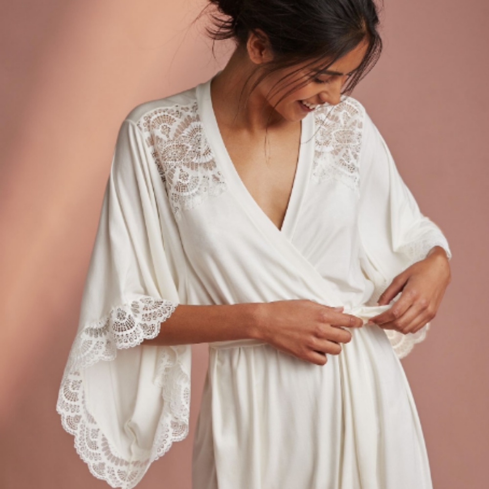 Eberjey Bridal Robe - Ivory